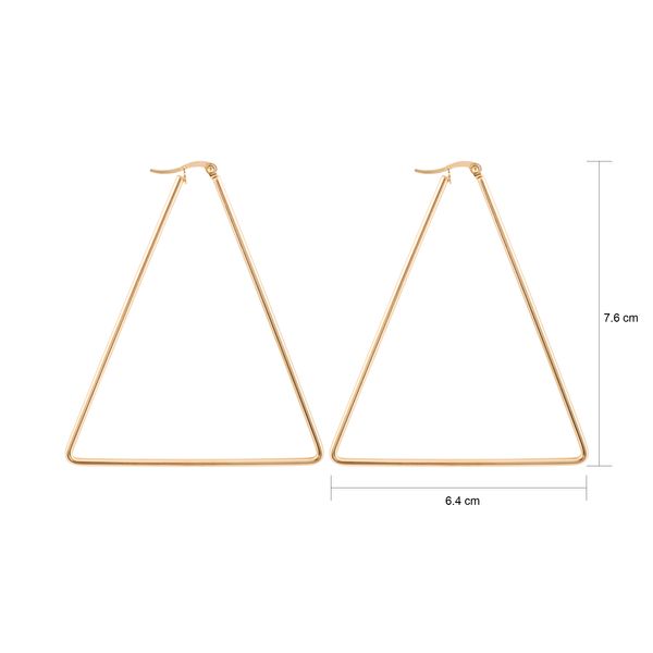 گوشواره زنانه طرح مثلث کد 1231