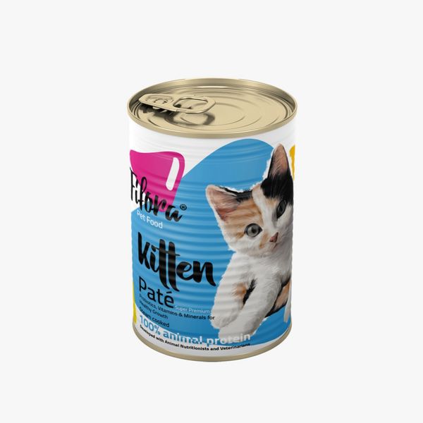 کنسرو غذایی مخصوص بچه گربه فیفورا سوپر پریمیوم مدل Kitten Pate طعم ترکیبی وزن 400 گرم