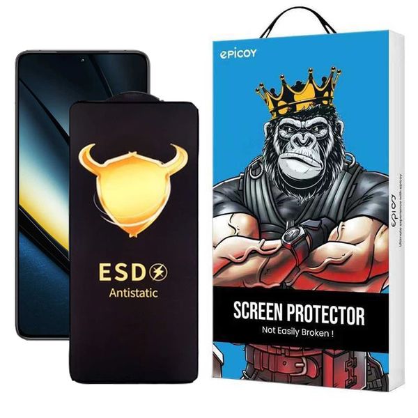 محافظ صفحه نمایش اپیکوی مدل Golden ESD مناسب برای گوشی موبایل شیائومی Poco F6 Pro/ Poco F6/ Redmi Turbo 3