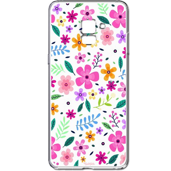 کاور طرح گل مناسب برای گوشی موبایل سامسونگ Galaxy A8 Plus