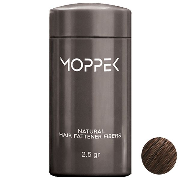 پودر پرپشت کننده مو موپک مدل Medium Brown وزن 2.5 گرم رنگ قهوه ای متوسط