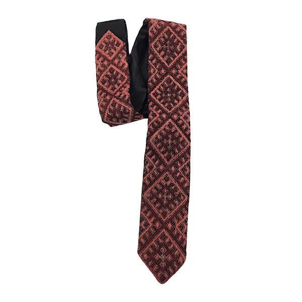 کراوات دست دوز مردانه مدل چپه دوزی