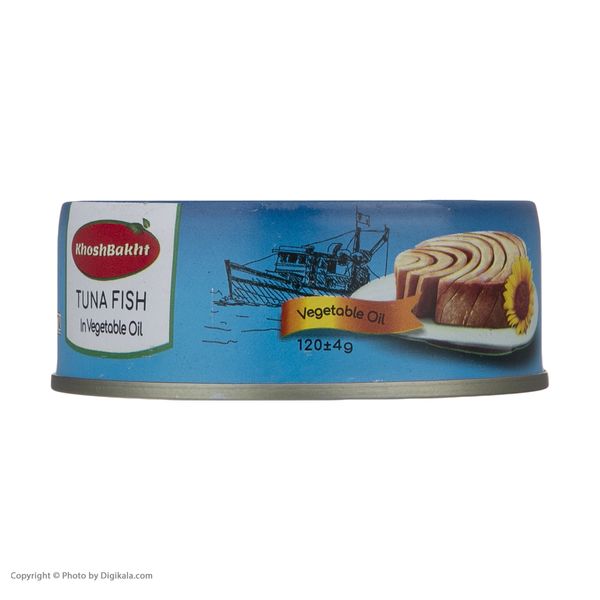 کنسرو تن ماهی خوشبخت - 120 گرم 