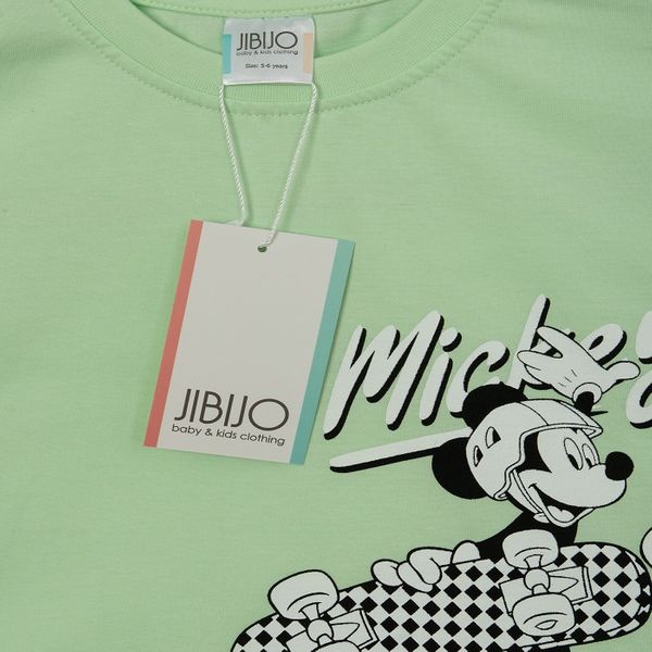 ست تی شرت و شلوارک پسرانه جی بی جو مدل Mickey Mouse کد 3096