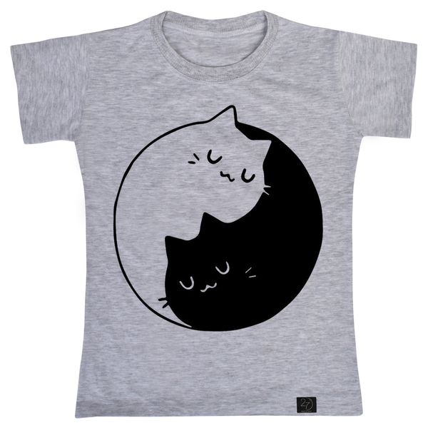 تی شرت دخترانه 27 مدل Black&amp;white cats کد G67