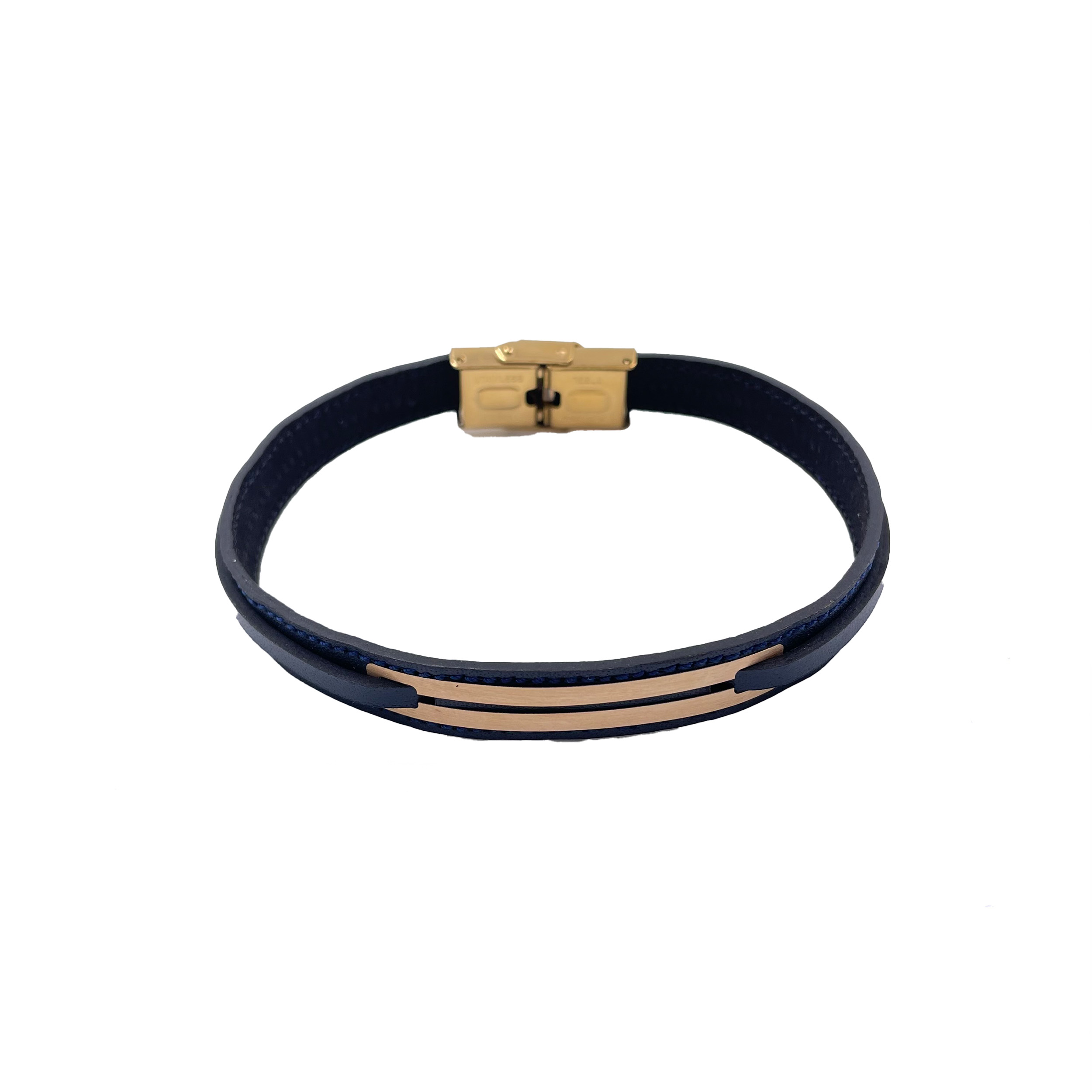 دستبند طلا 18 عیار زنانه هماتیت گلد مدل دو خط کد 130637