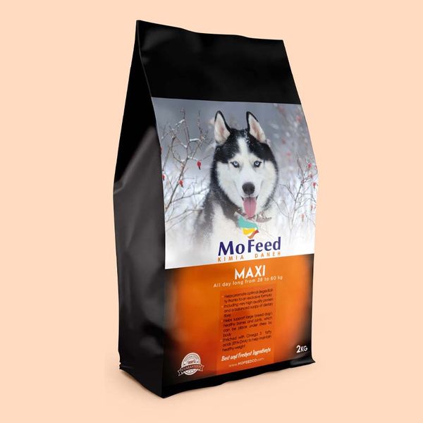 غذای خشک سگ مفید مدل Maxi-dog وزن 2 کیلوگرم