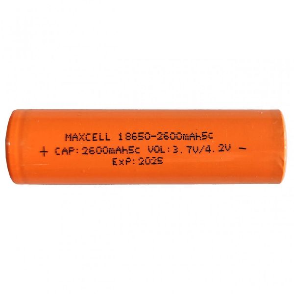 باتری قلمی قابل شارژ مکسل مدل 18650