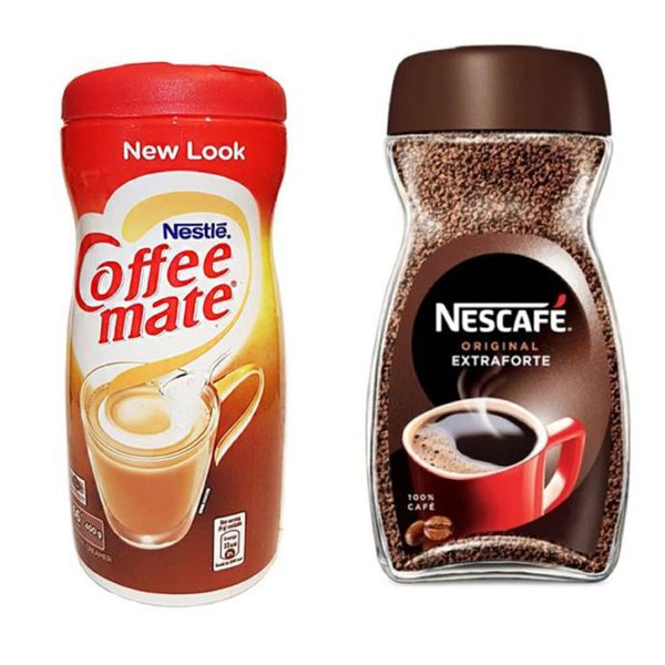 قهوه فوری اکسترافورته نسکافه  - 230 گرم به همراه کافی میت نستله - 400 گرم