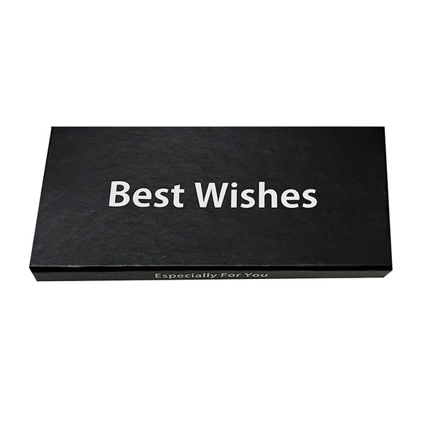 جعبه هدیه مدل لاکچری طرح Best Wishes