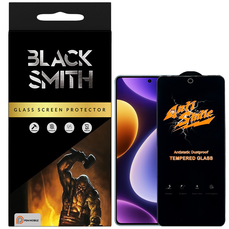  محافظ صفحه نمایش پی اس ام‌ موبایل مدل BlackSmith مناسب برای گوشی موبایل شیائومی Redmi Note 12 Turbo 5G