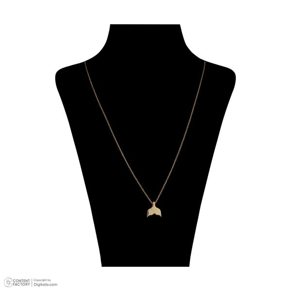 گردنبند طلا 18 عیار زنانه مایا ماهک مدل MM1832 طرح دم وال