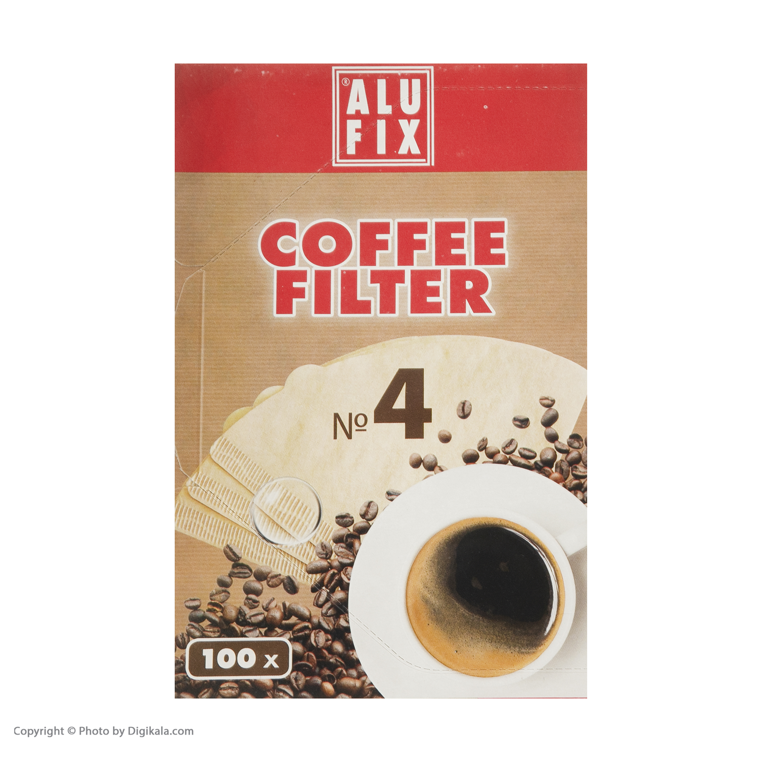 فیلتر قهوه الوفیکس مدل 91082 بسته 100 عددی