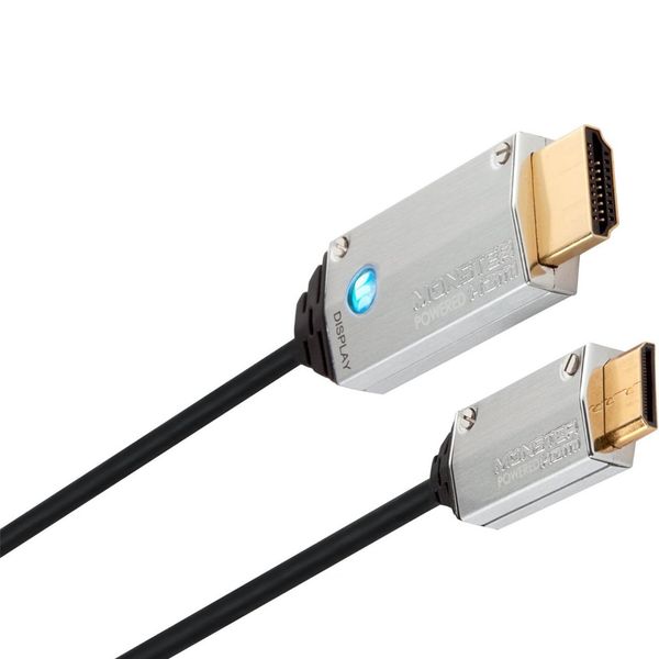 کابل تبدیل HDMI به HDMI Mini مانستر مدل Super Thin به طول 2.43 متر