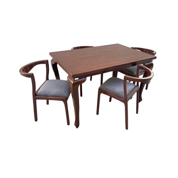 میز و صندلی ناهارخوری 4 نفره گالری چوب آشنایی مدل 822