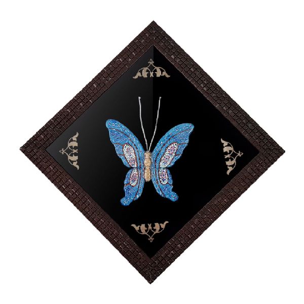 تابلو میناکاری هنرلوکس مدل پروانه