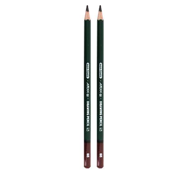 مداد طراحی آریا مدل Drawing Pencil کد 170724 بسته 2 عددی
