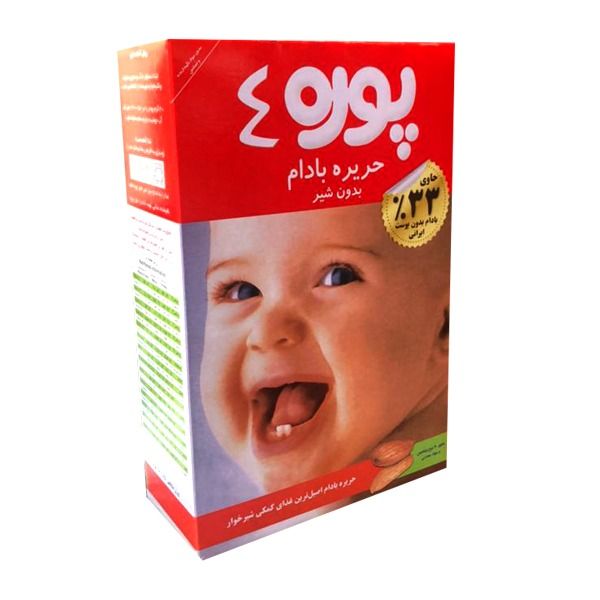 پوره 4 حریره بادام بدون شیر نوباوه - 250 گرم 