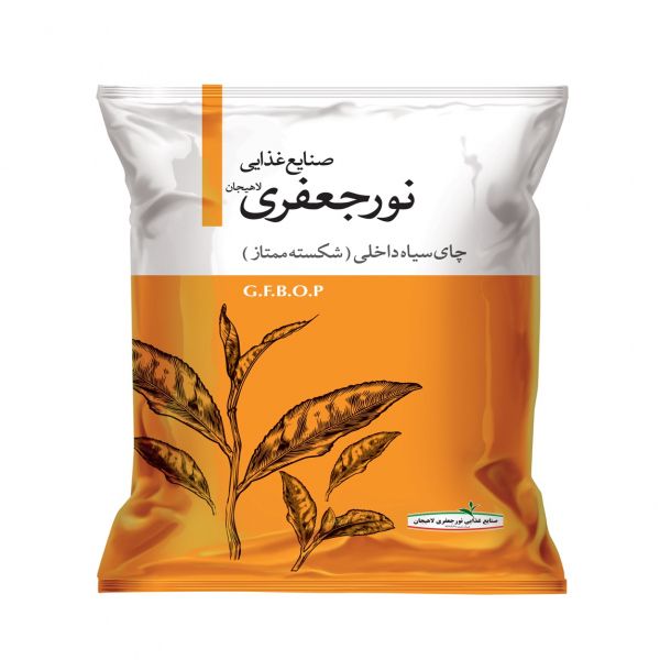 چای بهاره شکسته ممتاز نور شرکت صنايع غذايي نورجعفري لاهيجان - 500 گرم