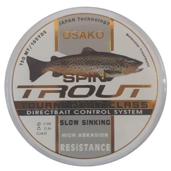 نخ ماهیگیری اوساکو مدل spin trout سایز 0.35