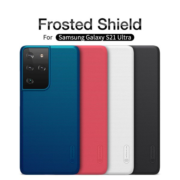 کاور نیلکین مدل Frosted Shield مناسب برای گوشی موبایل سامسونگ Galaxy S21 Ultra