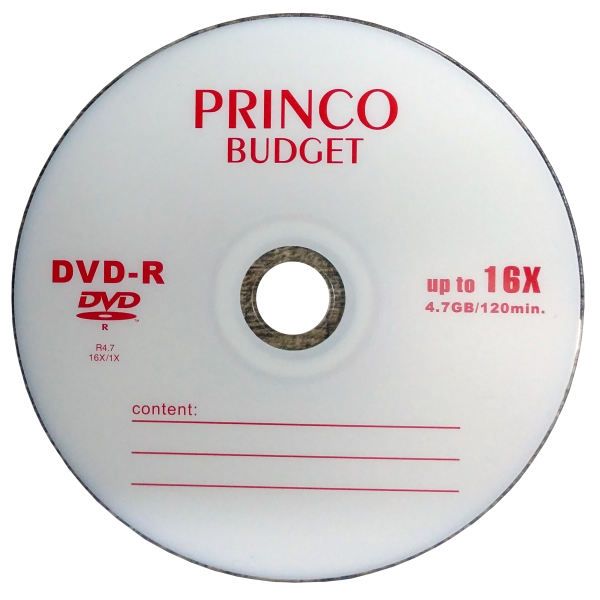دی وی دی خام پرینکو مدل D-R بسته ۸ عددی