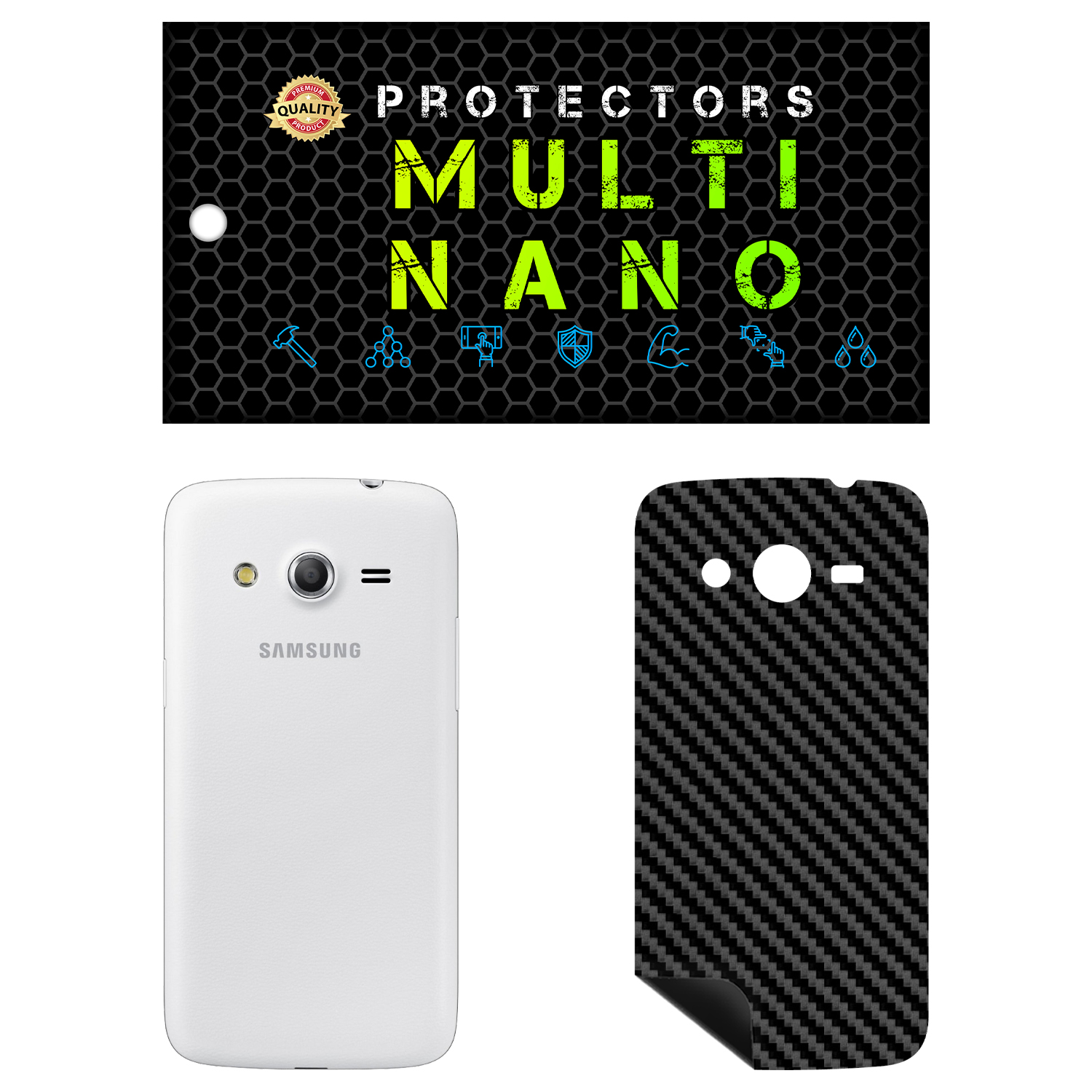 برچسب پوششی مولتی نانو مدل X-F1C مناسب برای گوشی موبایل سامسونگ Galaxy Core LTE