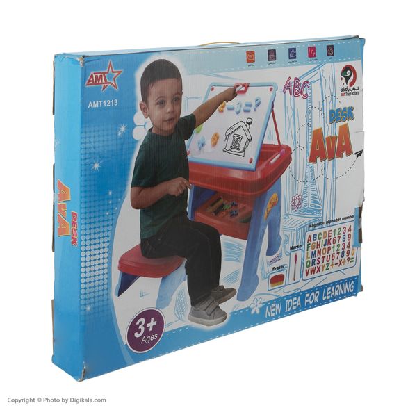 میز و صندلی تحریر کودک آوا مدل AMT1213 کد 1