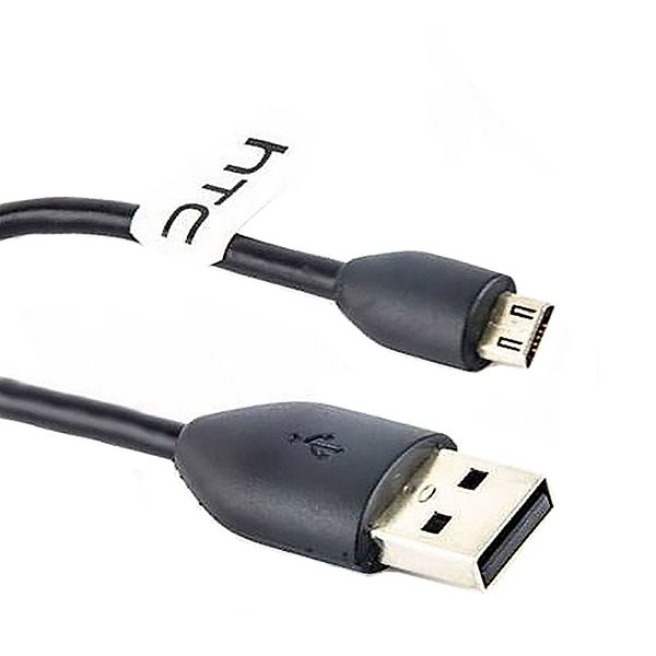 کابل تبدیل USB به microUSB اچ تی سی مدل A01 طول 1 متر