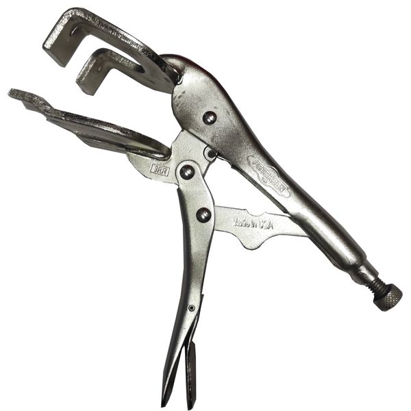 انبر قفلی پترسن مدل شاخ دار کدSMT -PETER SEN-USA TOOLS-9 INCH -LOCKING WELDING CLAMP سایز 9 اینچ