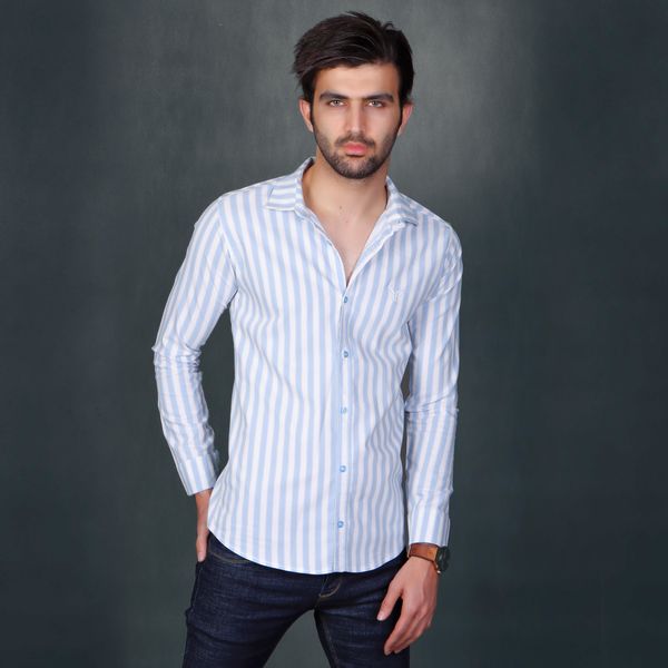 پیراهن آستین بلند مردانه پیکی پوش مدل M02561