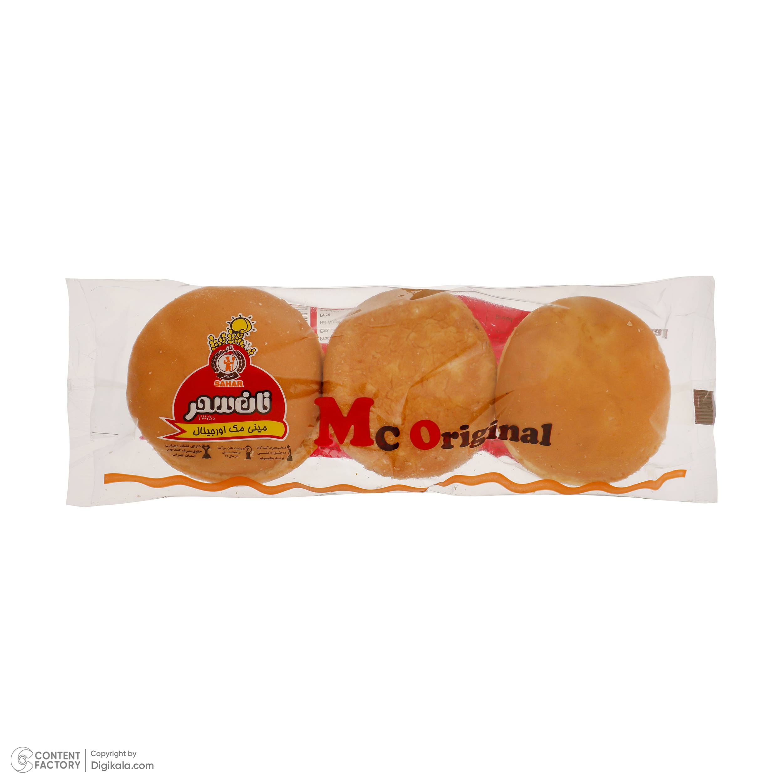 ‫نان ميني مک اورجينال نان سحر - 170 گرم بسته 3 عددی	