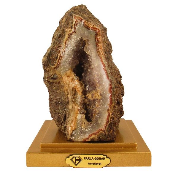 سنگ راف پارلا گوهر مدل آمیتیست کد 5912
