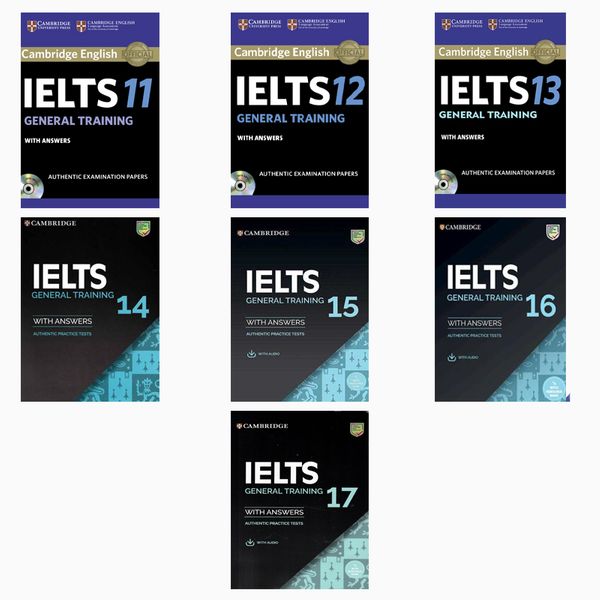 کتاب IELTS General Training اثر جمعی از نویسندگان انتشارات دانشگاه کمبریج 7 جلدی