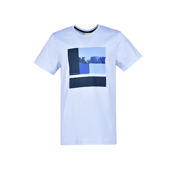 تی شرت آستین کوتاه مردانه بادی اسپینر مدل 5421 کد 1 رنگ آبی
