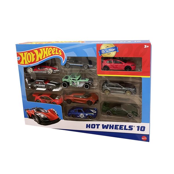 ماشین بازی هات ویلز مدل HW Ten Car Set کد 54886 M مجموعه 10 عددی