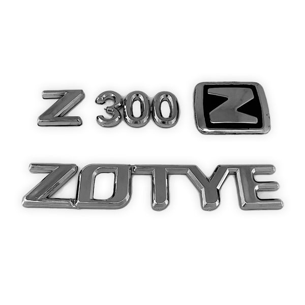 آرم بدنه خودرو زوتی مدل z300 مجموعه 4 عددی