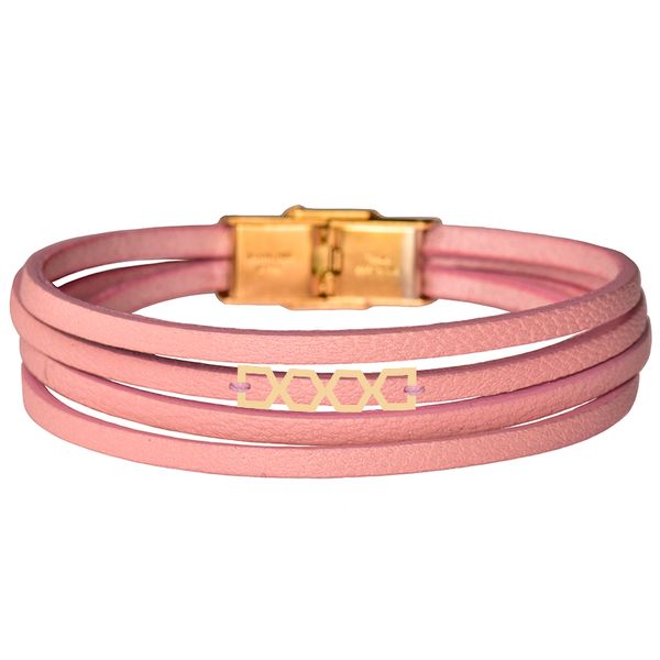 دستبند طلا 18 عیار زنانه کرابو طرح هندسی مدل Kr101071