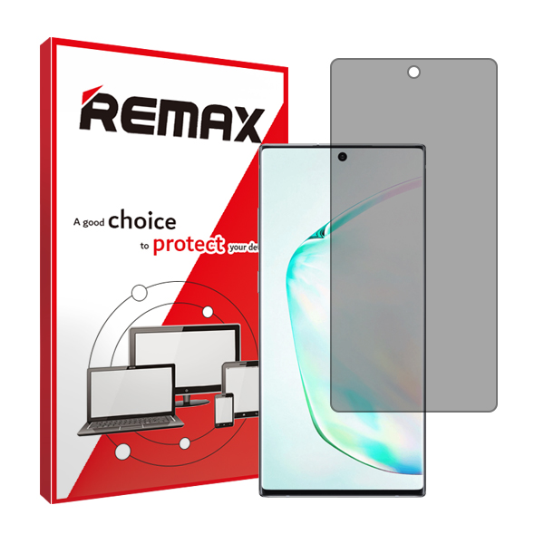 محافظ صفحه نمایش حریم شخصی  ریمکس مدل HyPRV مناسب برای گوشی موبایل سامسونگ Galaxy Note10 Plus 