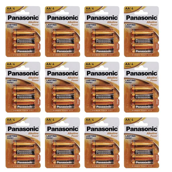 باتری قلمی پاناسونیک مدل آلکالاین پاور بسته 48 عددی
