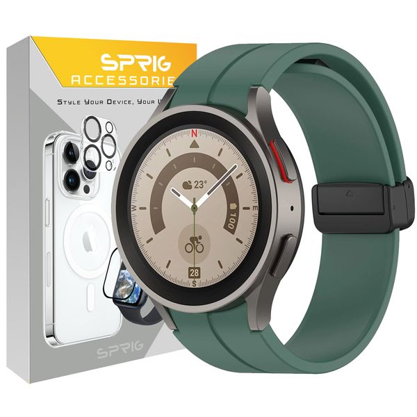 بند اسپریگ مدل ORG Magnet مناسب برای ساعت هوشمند سامسونگ Galaxy Watch 6 44mm / watch 5 44mm / Watch 4 44mm