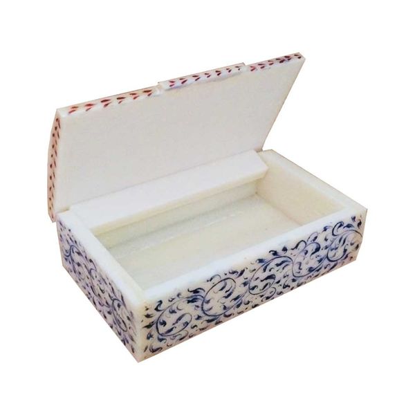 جعبه جواهرات استخوانی طرح گل کد B 240