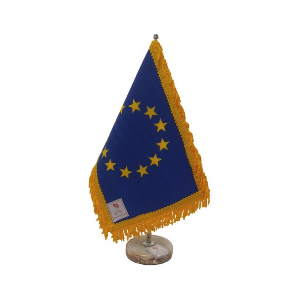 پرچم رومیزی ایران اسکرین طرح پرچم اتحادیه اروپا مدل 20445