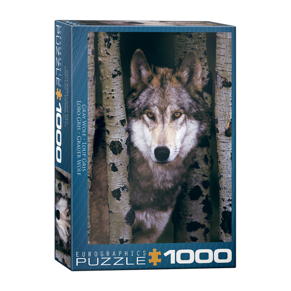 پازل 1000 تکه یوروگرافیکس پازلز مدل Grey Wolf