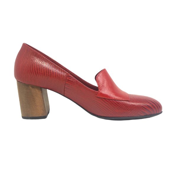 کفش زنانه سرزمین چرم مدل 1706 رنگ قرمز