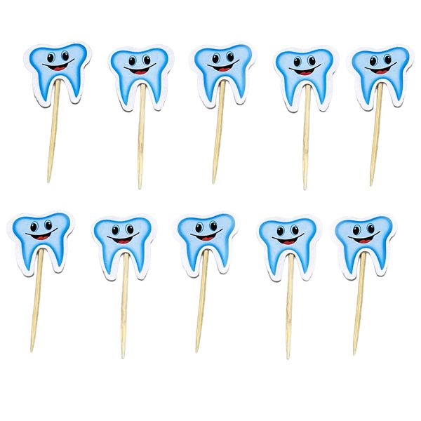 خلال تزیینی مدل دندان پاستیلی بسته 10 عددی