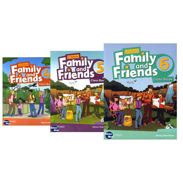 کتاب Family and Friends British Second Edition اثر جمعی از نویسندگان انتشارات زبان مهر جلد 4 تا 6