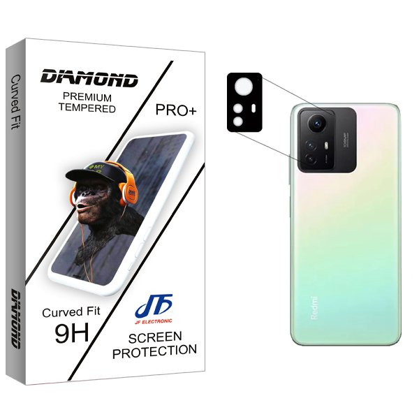 محافظ لنز گوشی جی اف مدل Diamond 3D مناسب برای گوشی موبایل شیائومی Redmi Note 12s
