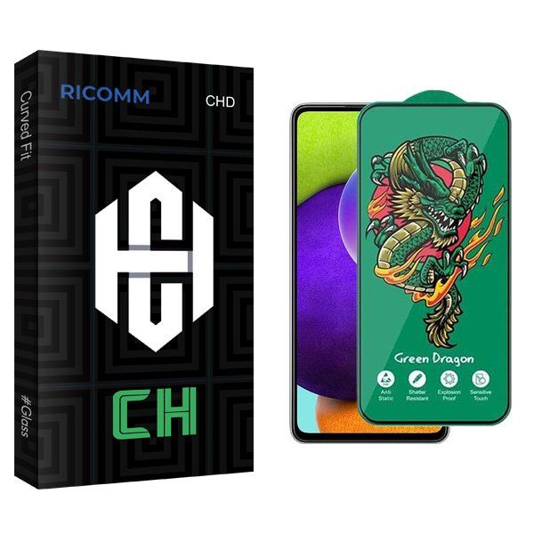 محافظ صفحه نمایش ریکام مدل CH Green_Dragon مناسب برای گوشی موبایل سامسونگ Galaxy A52