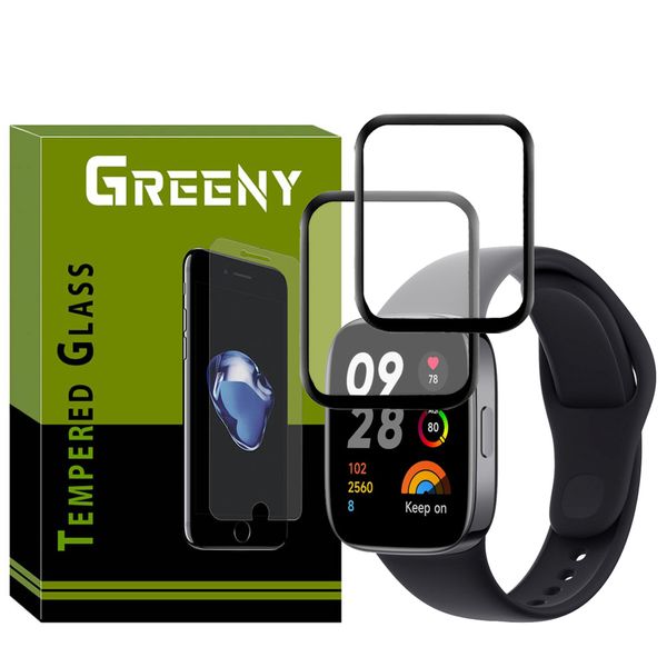 محافظ صفحه نمایش گرینی مدل GR-PM مناسب برای ساعت هوشمند شیائومی Redmi Watch 3 بسته دو عددی